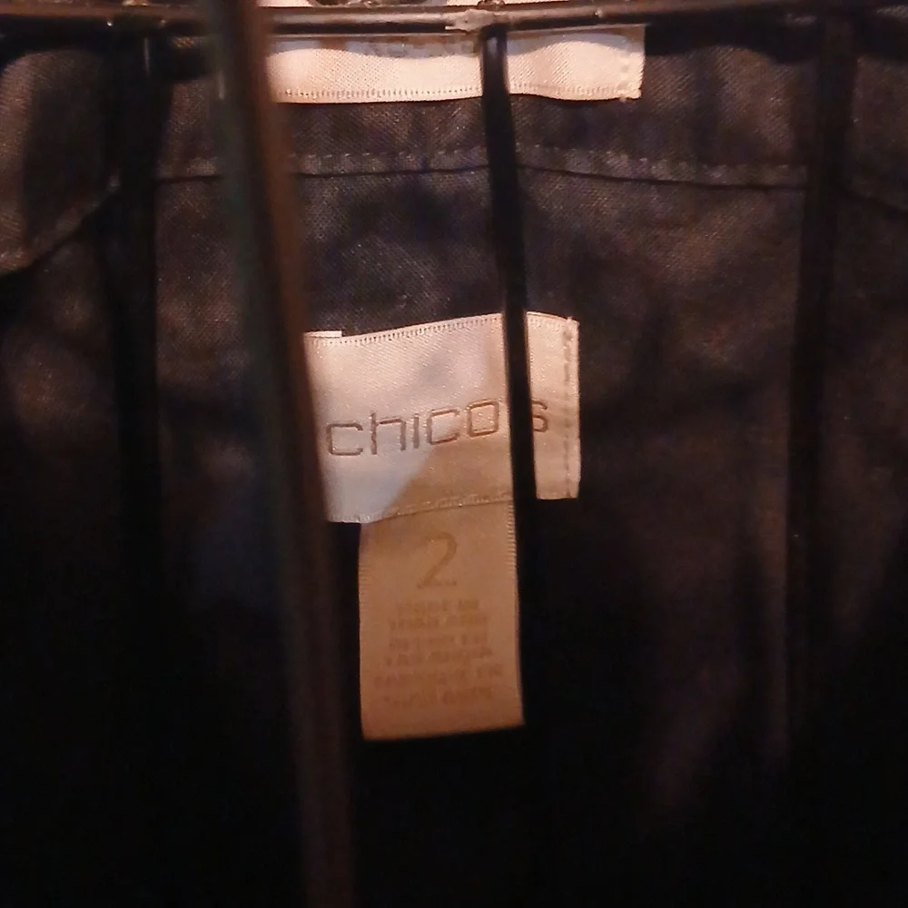 Chico's Black and Plaid Men's Vest - Picture 4 of 4